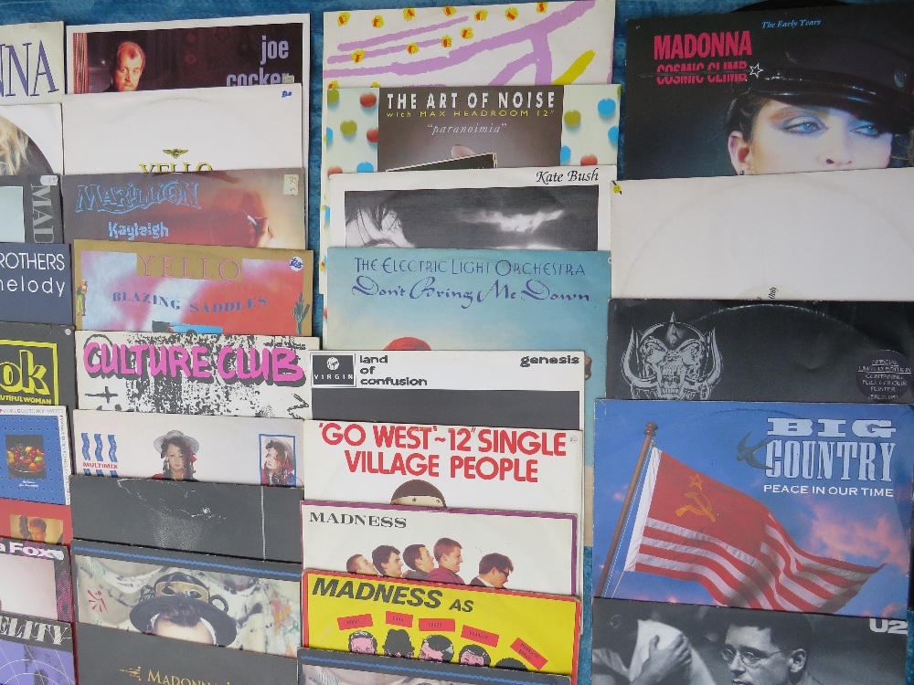A COLLECTION OF MOSTLY 12" SINGLE RECORDS, various years of issue, artists include Madonna, Madness - Image 7 of 10