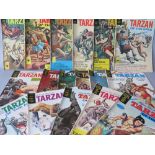 A COLLECTION OF VINTAGE TARZAN OF THE APES COMIC BOOKS ETC., to include 1970 issues 1-6, together