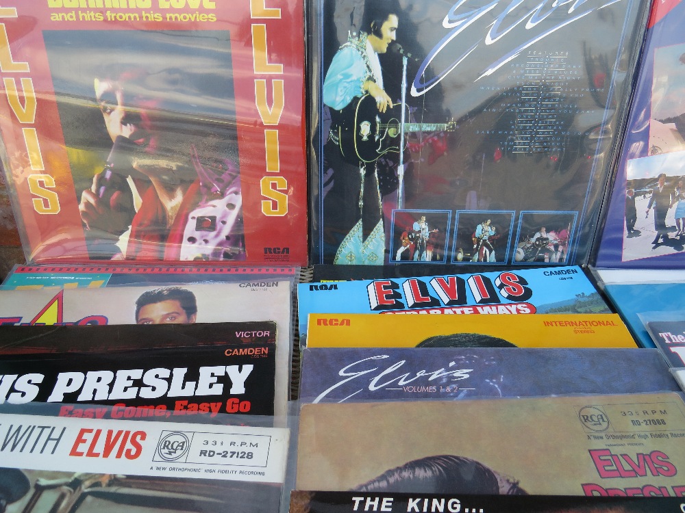 A COLLECTION OF APPROXIMATELY 65 ELVIS PRESLEY LP RECORDS, containing some duplicate titles - Image 2 of 10