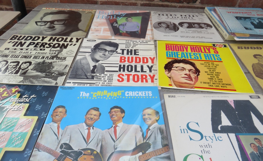 A COLLECTION OF BUDDY HOLLY LP RECORDS, comprising various Coral pressings to include Buddy Holly L - Image 3 of 13