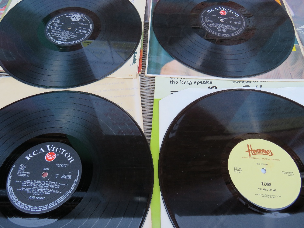 A COLLECTION OF ELVIS PRESLEY LP RECORDS ETC., to include Elvis' Golden Records, Burning Love and H - Image 7 of 12