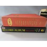 A SELECTION OF RECORD COLLECTOR PRICE GUIDES AND BOOKS, together with a quantity of vintage record