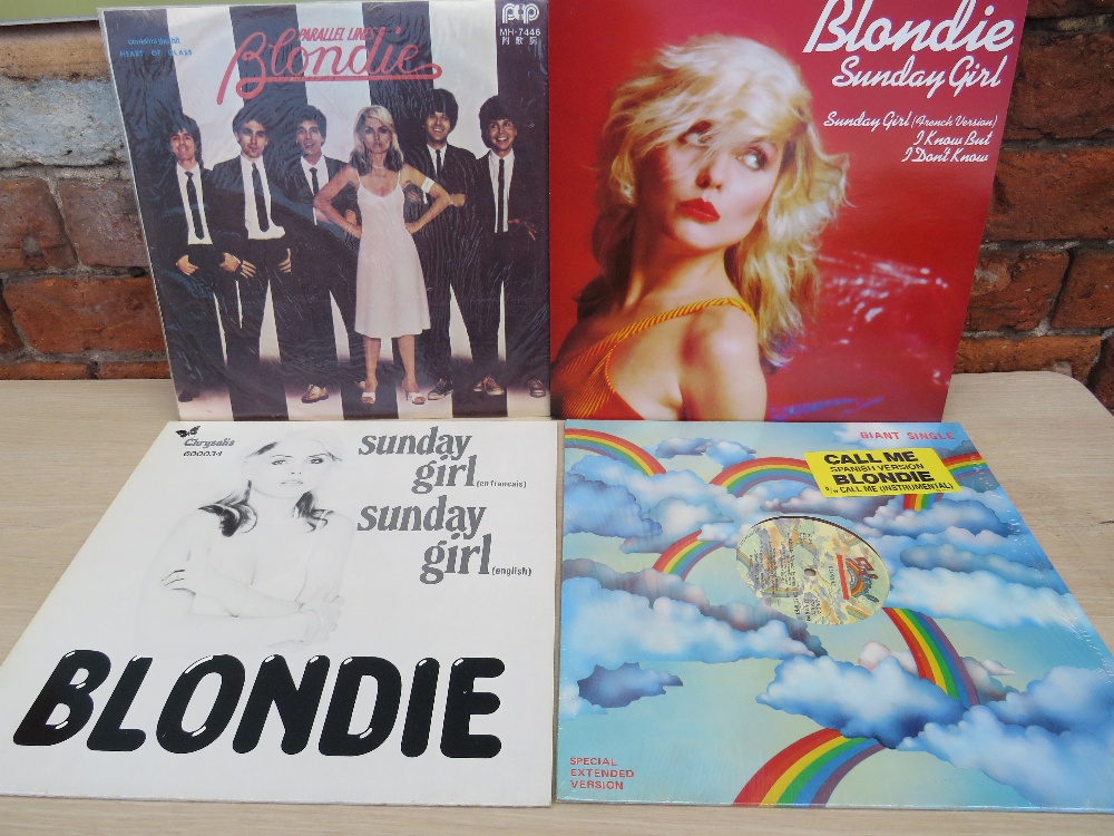 A COLLECTION OF BLONDIE LP'S AND 12" SINGLES, to include Parallel Lines picture disc, The Wind In T - Image 9 of 10