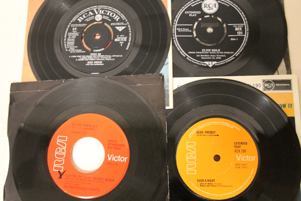 TWO CASES OF ELVIS PRESLEY 45 RPM 7" EPS AND SINGLE RECORDS ETC., various dates and labels to inclu - Image 6 of 6