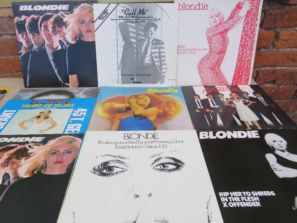 A COLLECTION OF BLONDIE LP'S AND 12" SINGLES, to include Parallel Lines picture disc, The Wind In T - Image 5 of 10