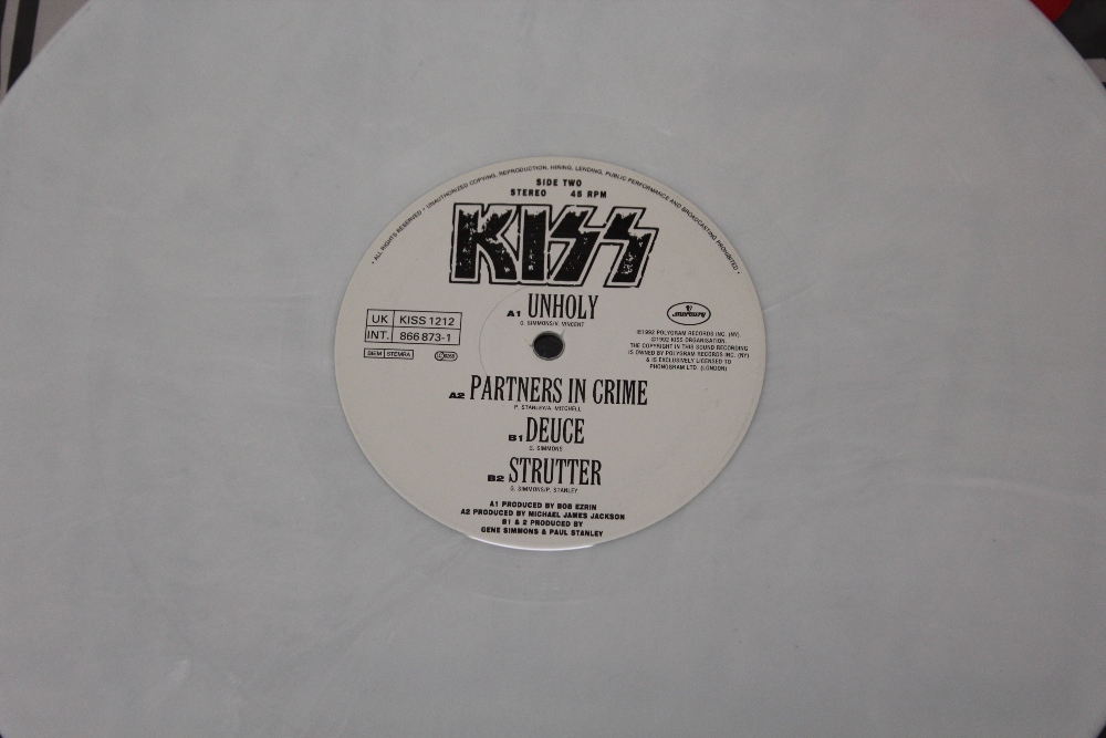 KISS - UNHOLY, limited edition white vinyl (KISS1212) - Image 3 of 5