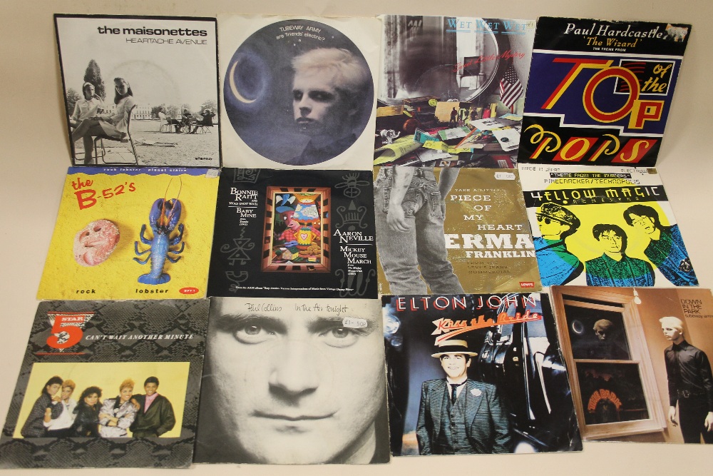A QUANTITY OF MOSTLY 1980'S ERA 45 RPM 7" SINGLE RECORDS, to include The B-52's, Tubeway Army, Snif - Image 7 of 18