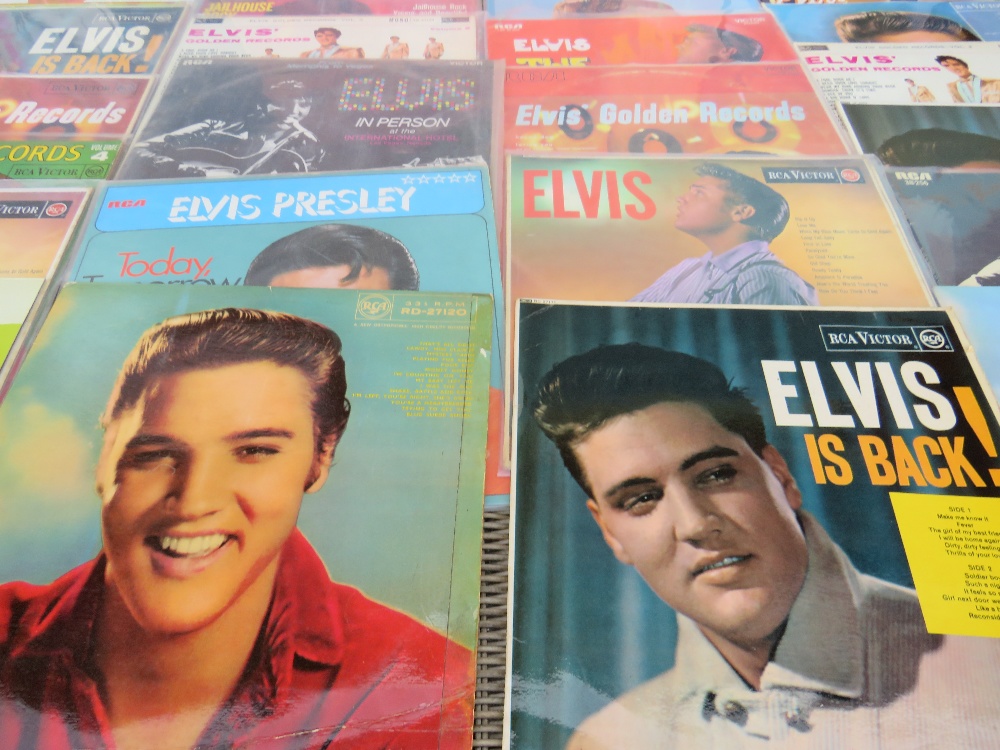 A COLLECTION OF ELVIS PRESLEY LP RECORDS ETC., to include Elvis' Golden Records, Burning Love and H - Image 5 of 12