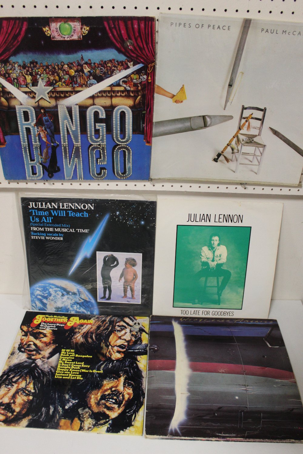 A COLLECTION OF THE BEATLES RELATED LP RECORDS ETC. to include Paul McCartney and Wings, Julian Len - Image 3 of 7