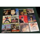 CLIFF RICHARD & THE SHADOWS - A LARGE COLLECTION OF 45RPM 7" SINGLE RECORDS ETC. on various labels