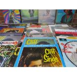 AN EXTENSIVE COLLECTION OF CLIFF RICHARD LP RECORDS, 12" SINGLES ETC., to include two signed album