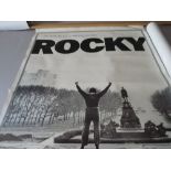 A SELECTION OF FILM POSTERS TO INCLUDE 'ROCKY' STARRING SYLVESTER STALLONE, and a Planet of the Ape
