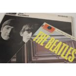 THE BEATLES - A COLLECTION OF LP RECORDS AND 7" SINGLES to include The White Album no 0104262, Hard