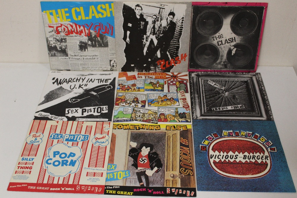 A COLLECTION OF PUNK & ROCK 45 RPM 7" SINGLE RECORDS ETC., to include The Sex Pistols, The Clash, S - Image 3 of 7