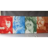THE FAB FOUR' BY JODY CRADDOCK (1975), a set of four Beatles portrait painting, signed lower right,