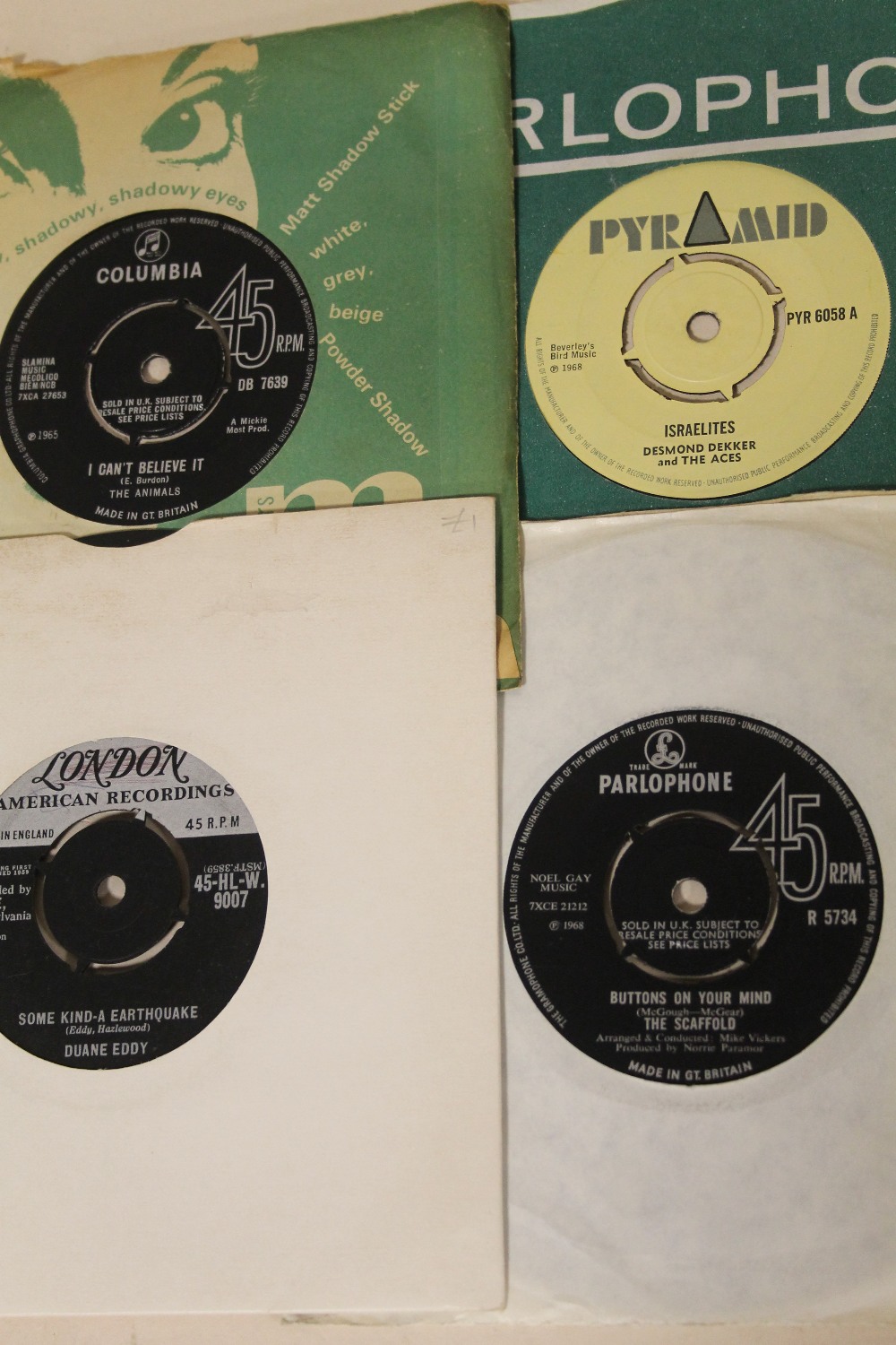 THREE CASES OF MOSTLY 1950'S /60's ERA 45 RPM 7" SINGLE RECORDS ETC., to include The Scaffold, The - Image 2 of 8