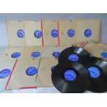 A QUANTITY OF MAINLY FRANKIE LANE 78 RPM RECORDS, together with a further selection of 78s to inclu