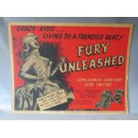 A COLLECTION OF VINTAGE AND MODERN MOSTLY GENE VINCENT RELATED POSTERS, to include a vintage 'Fury