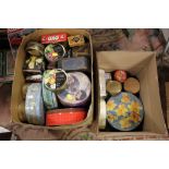 A QUANTITY OF VINTAGE TINS