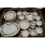 A TRAY OF CROWN STAFFORDSHIRE 708431 CHINA