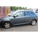 2016 GREY SKODA FABIA HATCHBACK SE 1.0 MPI 75PS 2016 - BT65YBV - MOT EXPIRED 13TH JANUARY 2021