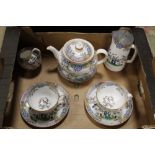 A MINTON CHINA TEA FOR TWO SET