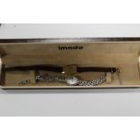 A BOXED LADIES IMADO WRISTWATCH, TOGETHER WITH ANOTHER (2)