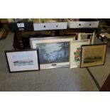 A COLLECTION PRINTS TO INCLUDE A HUNTING PRINT , SIGNED LIMITED EDITION LEE ROBERSON WILD HERITAGE