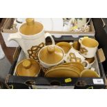 A SMALL TRAY OF ROYAL WORCESTER PALISSY RETRO TEAWARE
