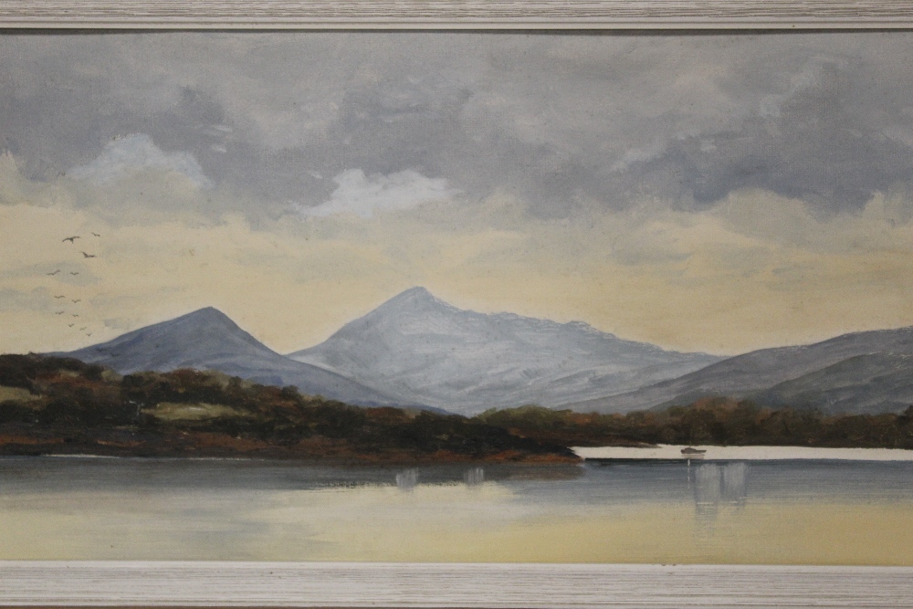 HARRY McMANUS (XX) IRISH SCHOOL. 'Evening Sky, Howth Head, Dublin', see verso, signed lower right, - Image 2 of 5