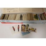 A BOX OF CIGARETTE CARDS
