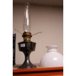 A VINTAGE OIL LAMP