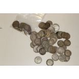 A QUANTITY OF VINTAGE BRITISH COINAGE