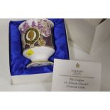 A BOXED COALPORT LIMITED EDITION COMMEMORATIVE WINSTON CHURCHILL GOBLET 268/1000