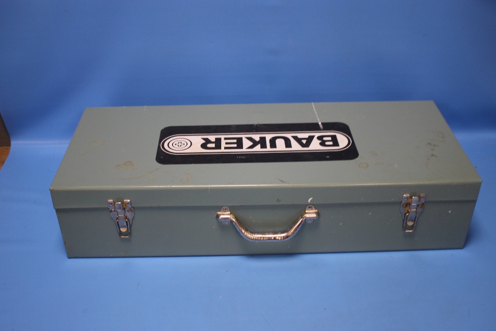 A 'BAUKER' METAL BOX, 70 x 28 x 15 cm - Image 3 of 4