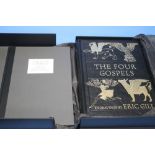 FOLIO SOCIETY - 'THE FOUR GOSPELS OF THE LORD JESUS CHRIST' engravings by Eric Gill, facsimile of