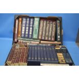 FOLIO SOCIETY - TWO TRAYS OF HISTORY INTEREST BOOKS to include Fisher - 'History of Europe' Gibbon -