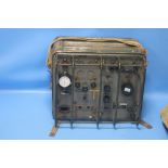 A RECEIVER R109AT RECEPTION SET, WWII military radio communications receiver with canvas cover