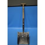 A BRITISH RAIL COAL SHOVEL marked "E & W Lucas B.R.(W) 1960