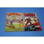 DC BATMAN COMIC #159 NOV 1963 together with 'Superboy' #110 Jan 1964 (2)Condition Report:Batman -