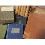 A SELECTION OF MINIATURE BOOKS, together with a small selection of phrase books, guide books and
