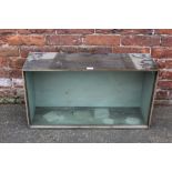 A VINTAGE GLASS FRONTED TAXIDERMY DISPLAY BOX, 79 X 43 cm