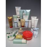 A SELECTION OF ASSORTED PERFUMED BODY LOTIONS ETC., to include examples by Calvin Klein, Liz