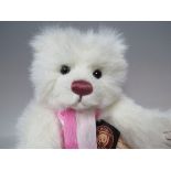 A CHARLIE BEARS 10TH ANNIVERSARY COLLECTION 'ANNIVERSARY CAROL' BEAR, designed by Isabelle Lee,