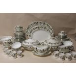 A LARGE QUANTITY OF WEDGWOOD BEACONSFIELD CHINA, to include dinner plates, tureens, meat plates,