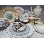 A COLLECTION OF ANTIQUE AND MODERN SPODE AND COPELAND CERAMICS, to include a Copeland & Garrett 'New