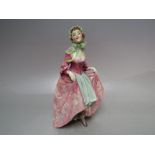 A ROYAL DOULTON 'SUZETTE' FIGURE - HN1487, Rd. No. 770297, printed and painted marks to base, H 18.5