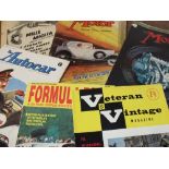 A SELECTION OF VINTAGE MOTORING RELATED MAGAZINES