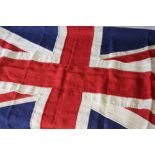 St Mary's Abbey - A VINTAGE UNION JACK FLAG, W 78 cm, L 176 cm