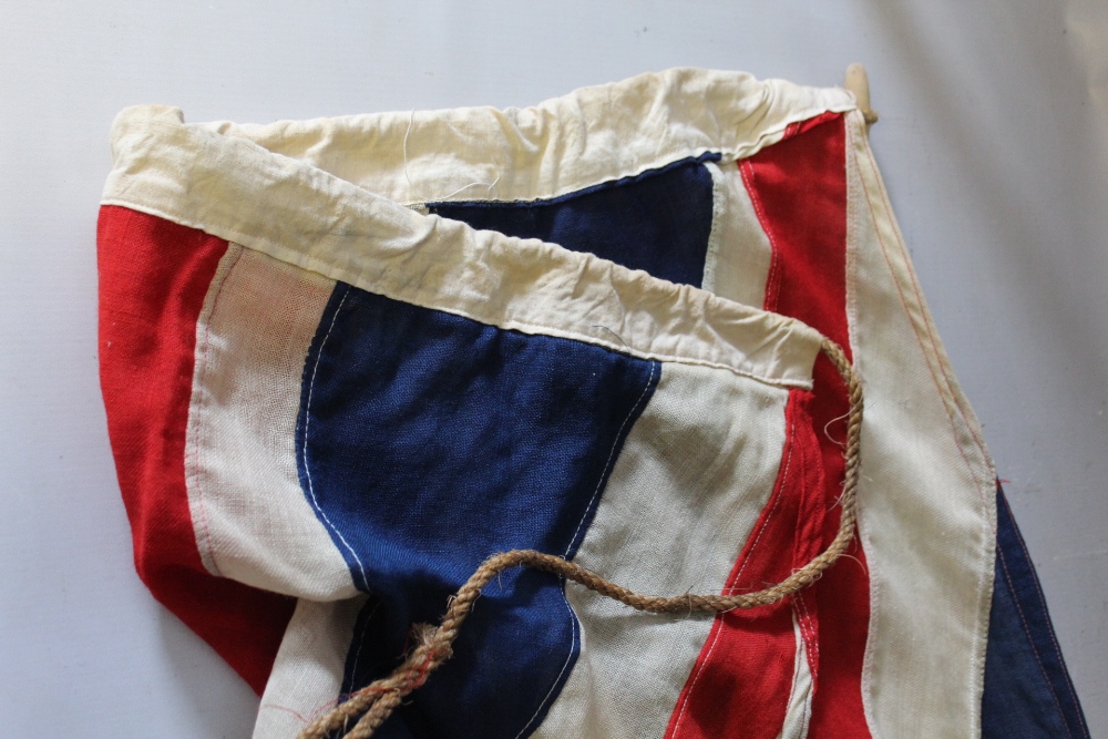 St Mary's Abbey - A VINTAGE UNION JACK FLAG, W 78 cm, L 176 cm - Image 3 of 5